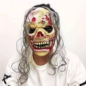Spooky Zombie Halloween Latex Mask